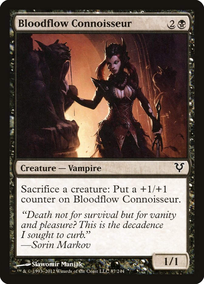 Bloodflow Connoisseur (AVR) (87) / Foil