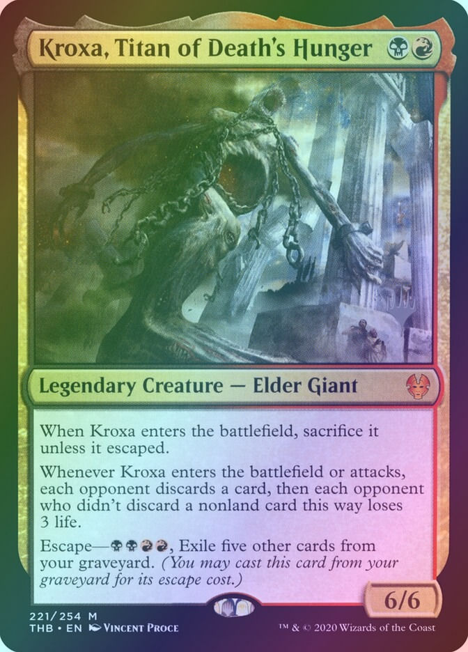 Kroxa, Titan of Death's Hunger (PTHB) (221p) / Foil