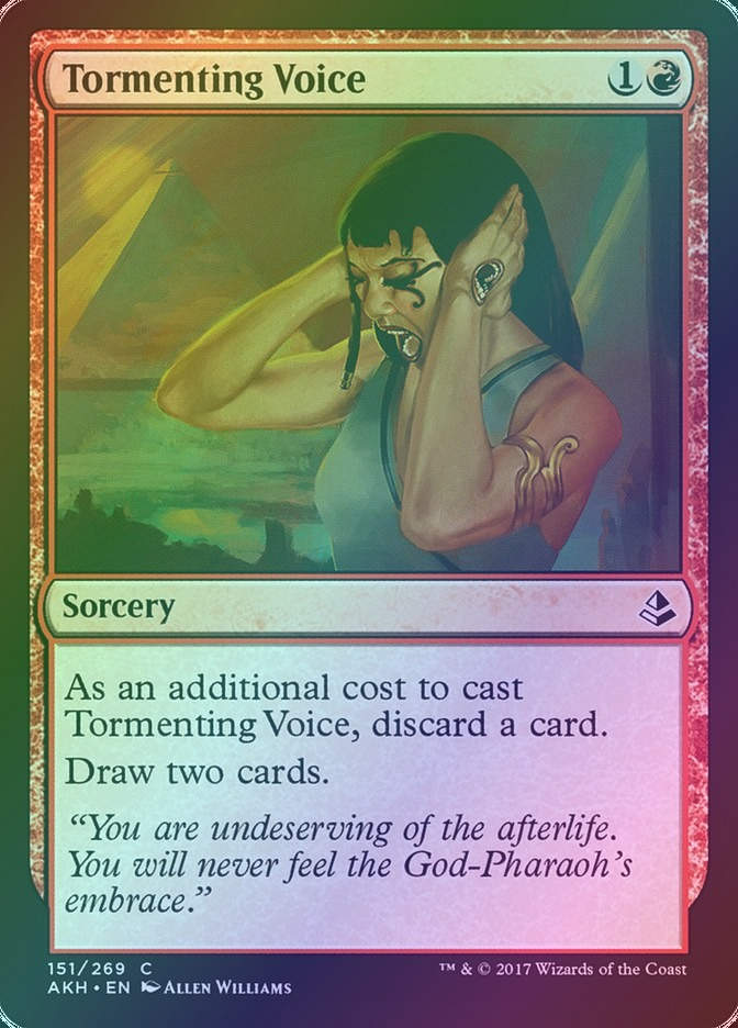 Tormenting Voice (AKH) (151) / Foil