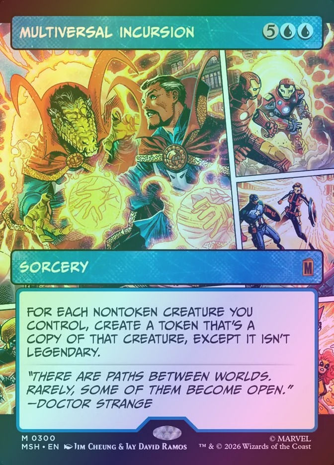Multiversal Incursion (MSH) (300) / Showcase / Foil