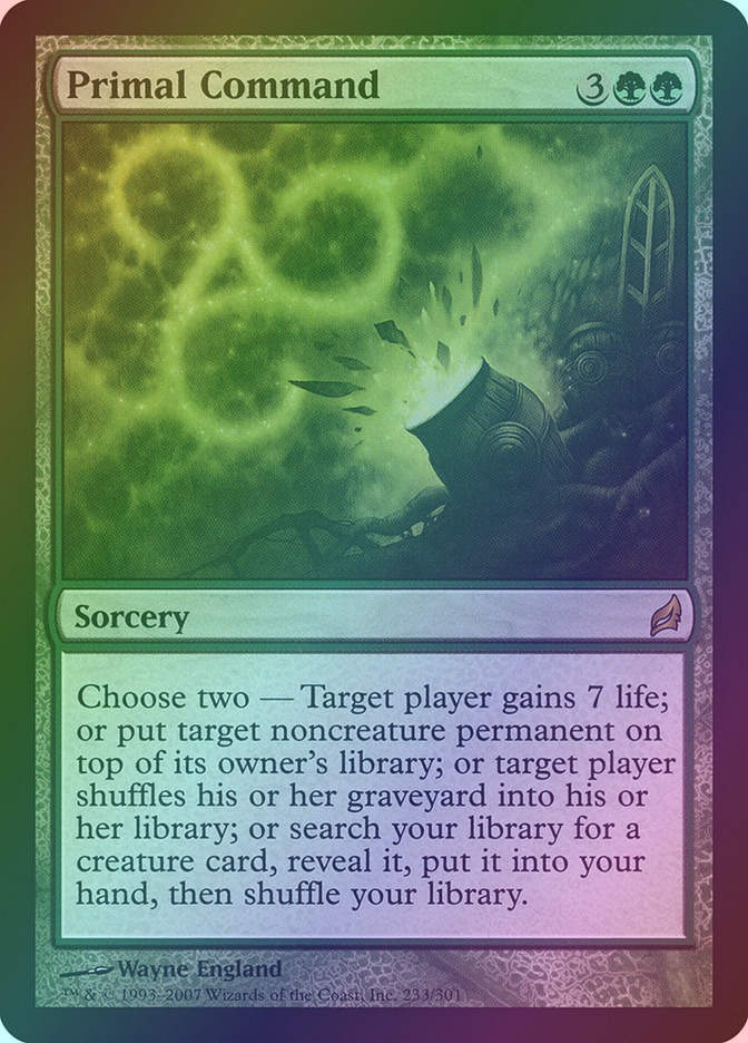 Primal Command (LRW) (233) / Foil