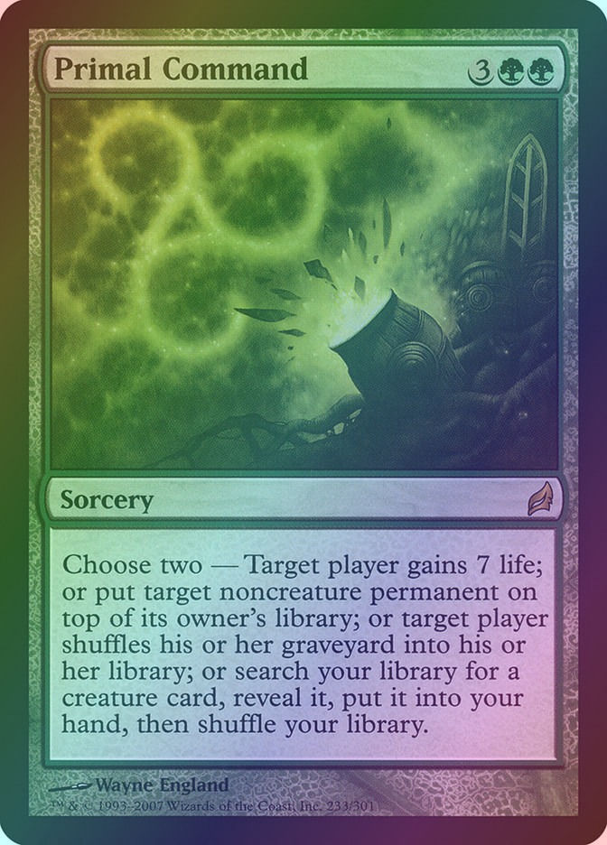 Primal Command (LRW) (233) / Foil