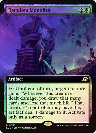 Requiem Monolith (EOE) (333) / Extended Art / Foil