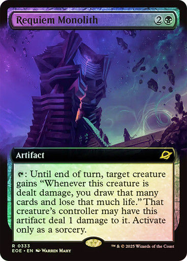 Requiem Monolith (EOE) (333) / Extended Art / Foil