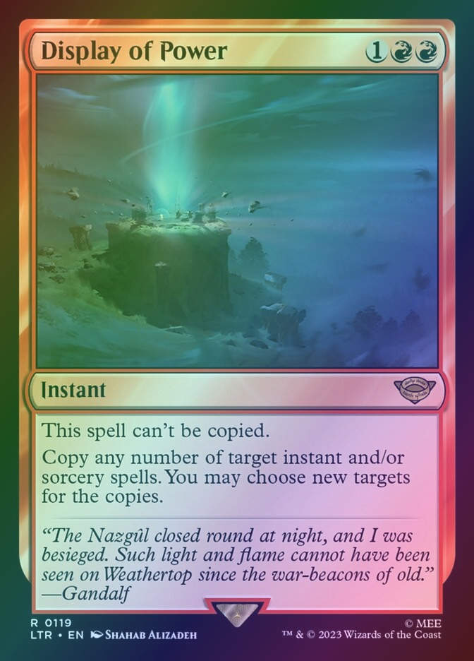 Display of Power (LTR) (119) / Foil