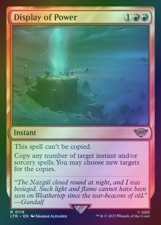 Display of Power (LTR) (119) / Foil
