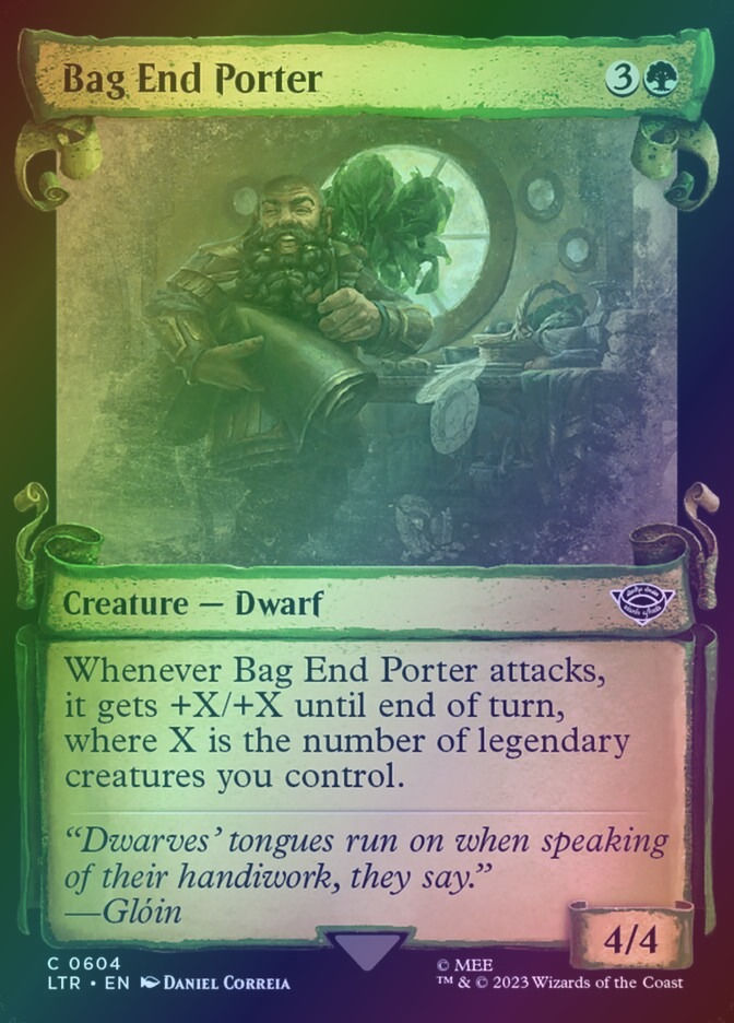 Bag End Porter (LTR) (604) / Showcase / Foil