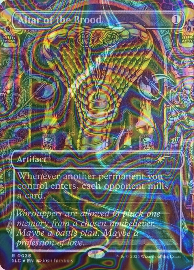 Altar of the Brood (SLC) (28) / Borderless / Halo Foil