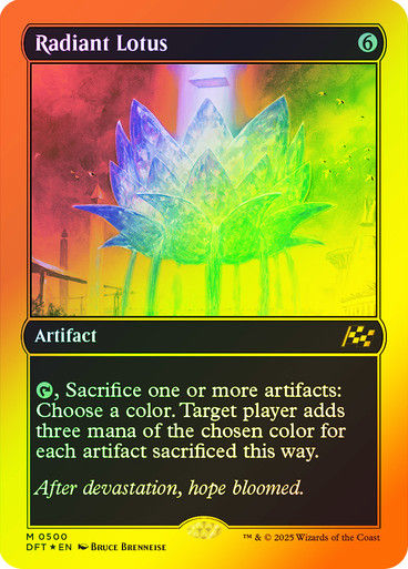 Radiant Lotus (DFT) (500) / First Place Foil