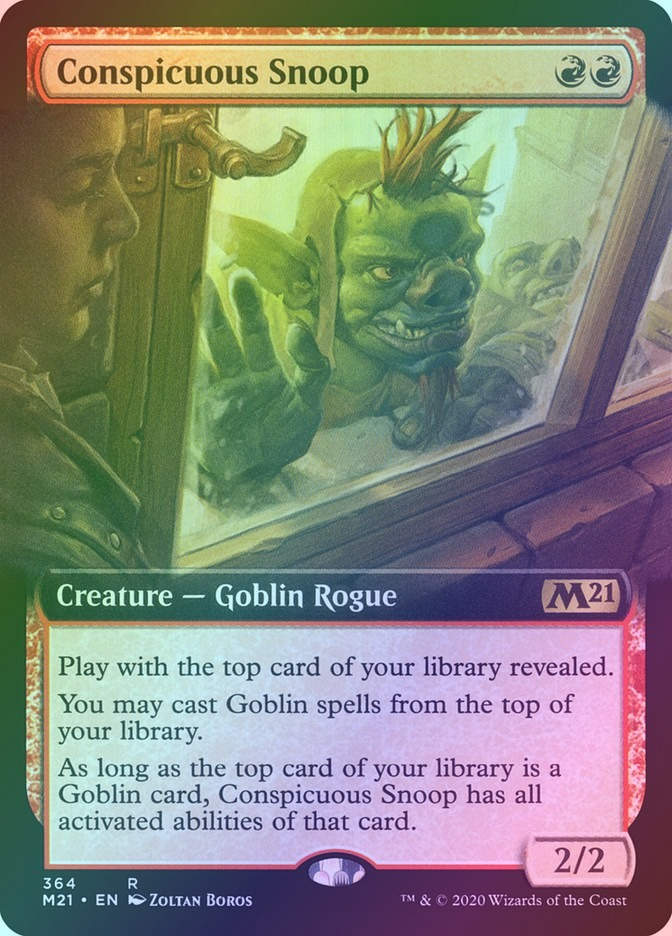 Conspicuous Snoop (M21) (364) / Extended Art / Foil