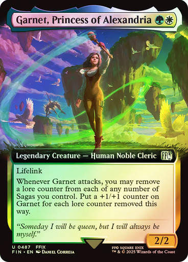 Garnet, Princess of Alexandria (FIN) (487) / Extended Art / Foil