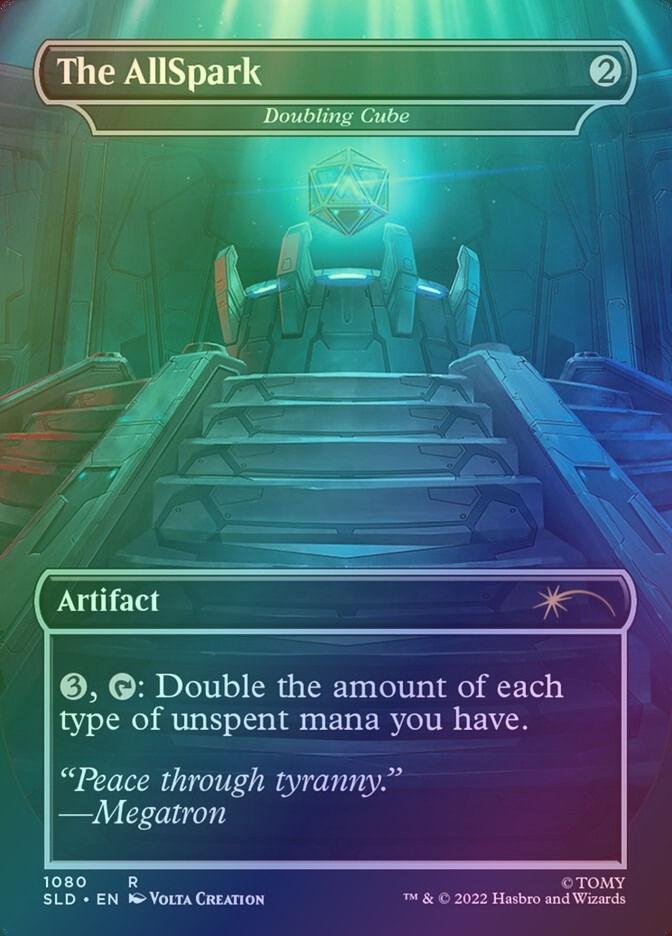 Doubling Cube // Doubling Cube (SLD) (1080) / Borderless / Foil — cara 2 de 2