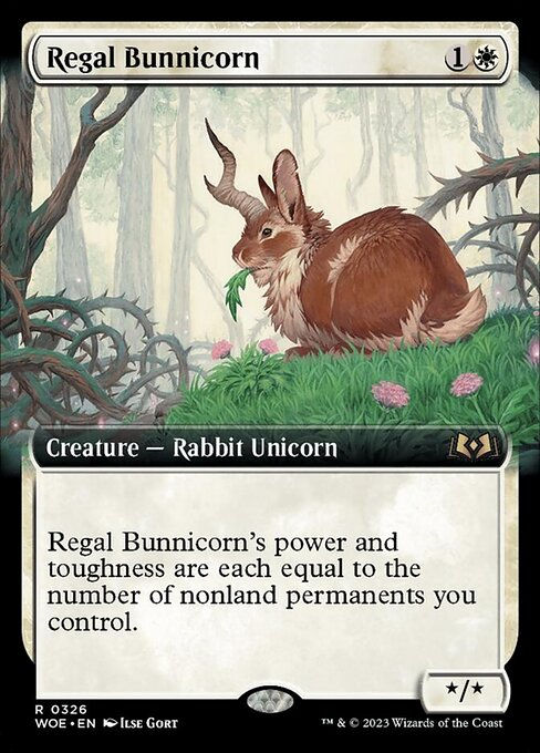 Regal Bunnicorn (woe) / Extended Art