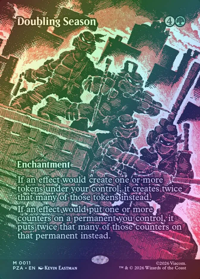 Doubling Season (PZA) (11) / Borderless / Foil