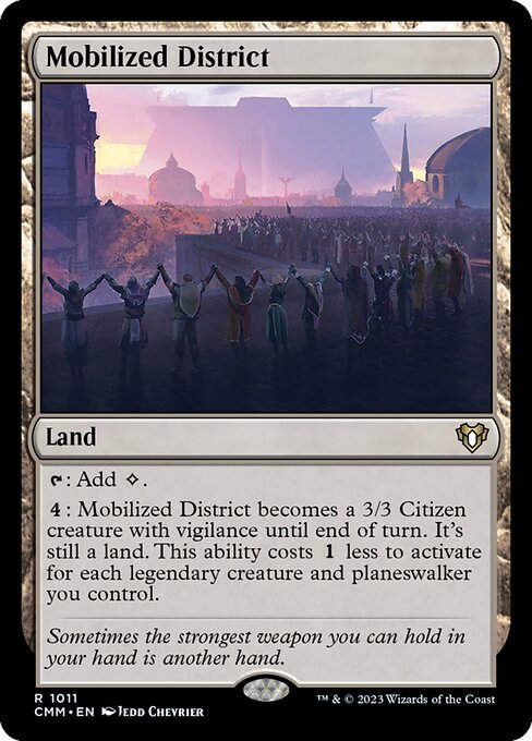 Mobilized District (cmm) (Commander Deck)