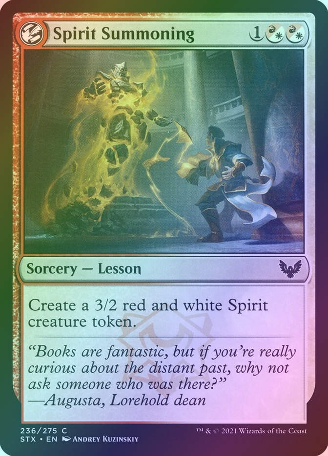 Spirit Summoning (STX) (236) / Foil