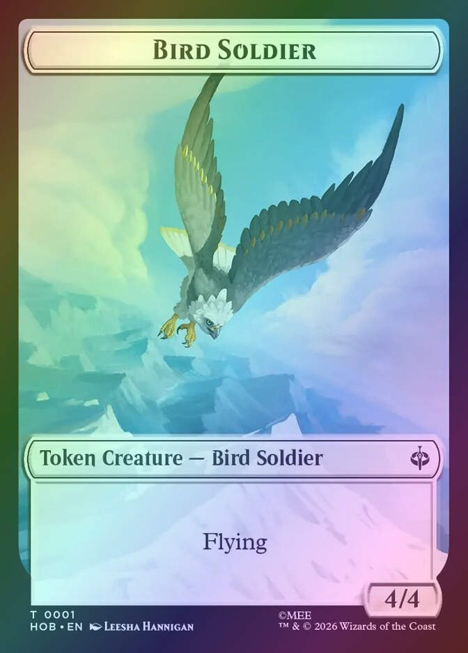 Bird Soldier // Axe (THOB) (1 // 10) / Foil