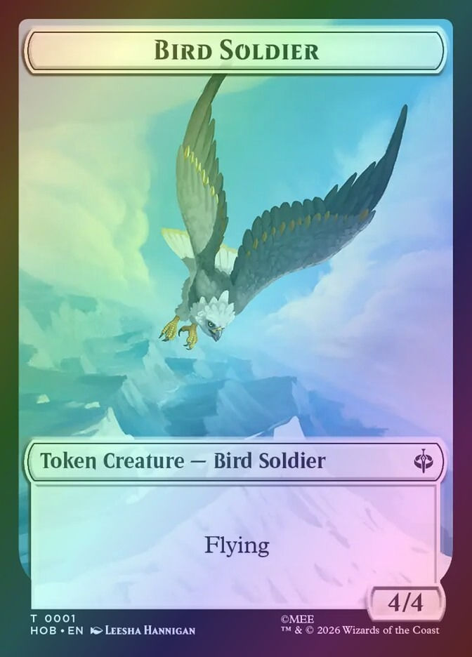 Bird Soldier // Axe (THOB) (1 // 10) / Foil — cara 1 de 2