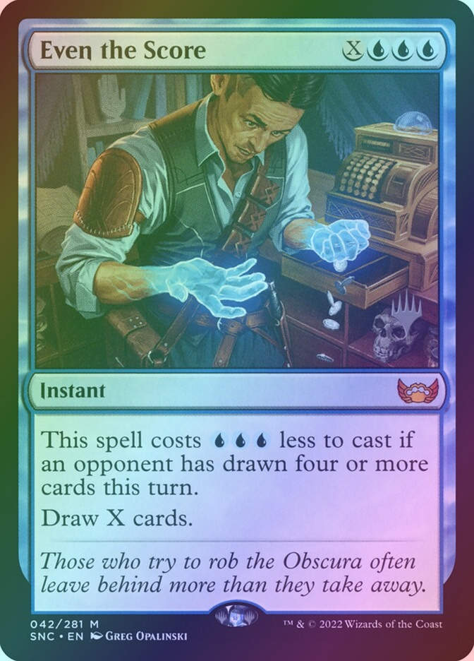 Even the Score (PSNC) (42p) / Foil
