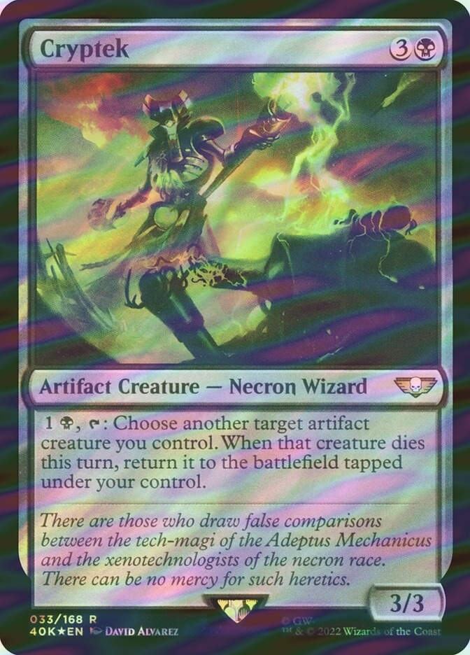 Cryptek (40K) (33★) / Surge Foil