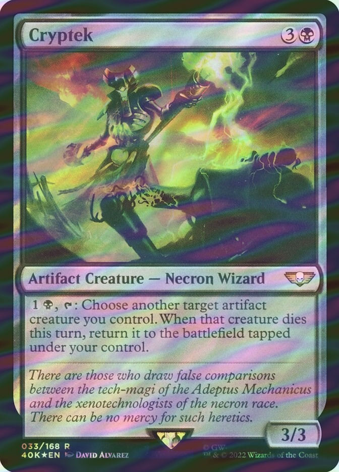 Cryptek (40K) (33★) / Surge Foil