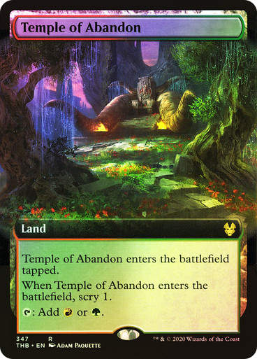 Temple of Abandon (THB) (347★) / Extended Art / Foil