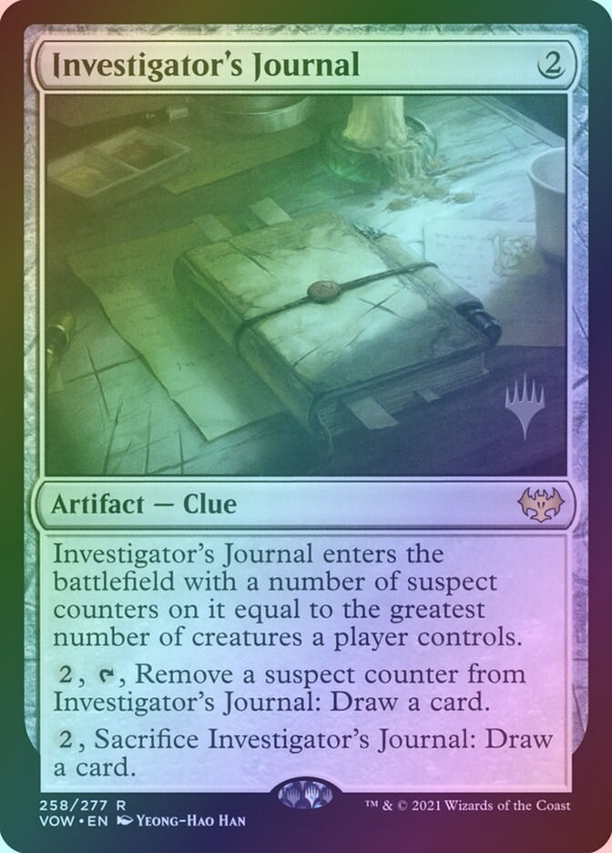 Investigator's Journal (PVOW) (258p) / Foil
