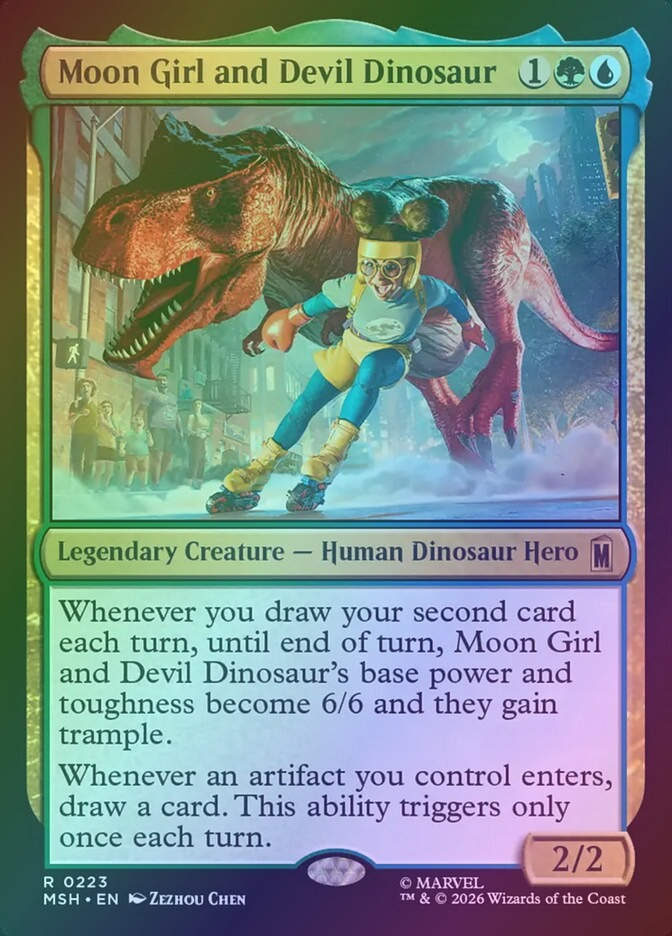 Moon Girl and Devil Dinosaur (MSH) (223) / Foil