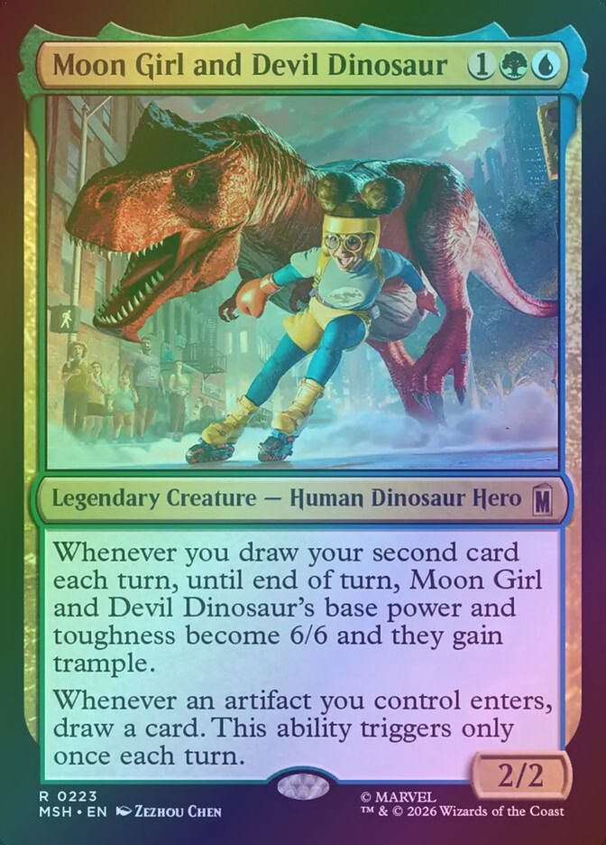 Moon Girl and Devil Dinosaur (MSH) (223) / Foil