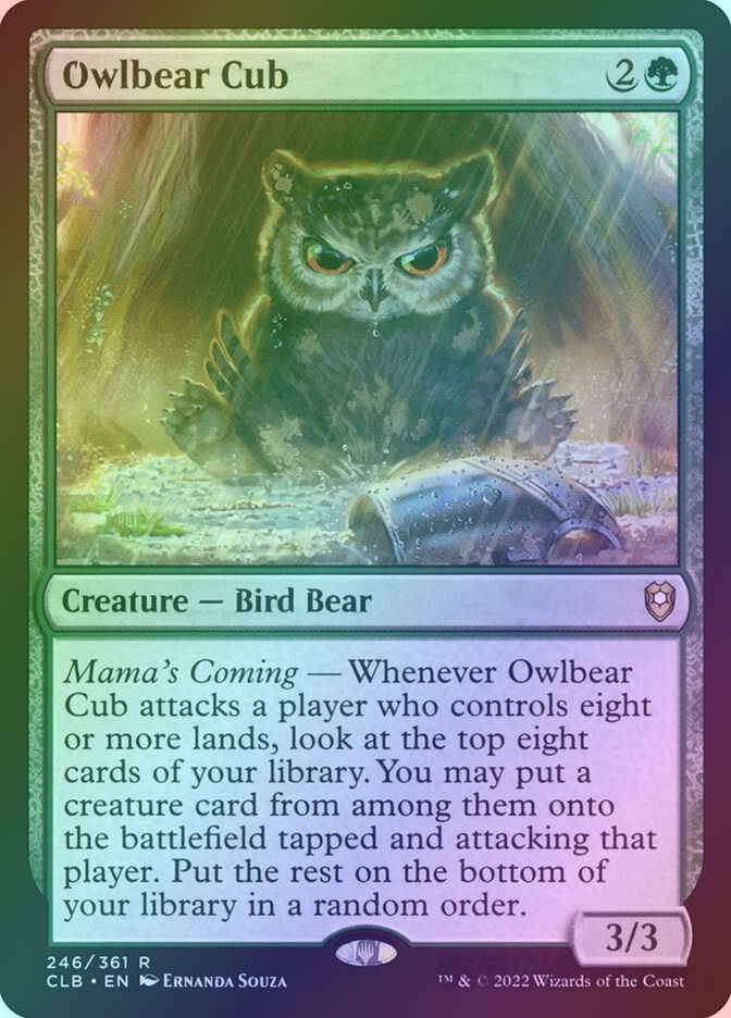Owlbear Cub (CLB) (246) / Foil