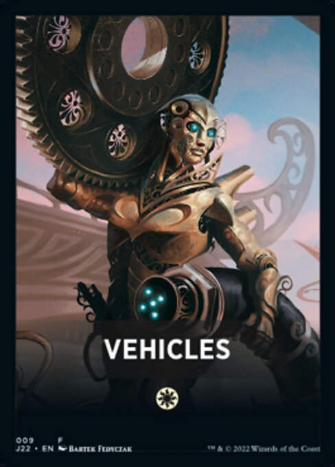 Vehicles (fj22) / Front Cards Token