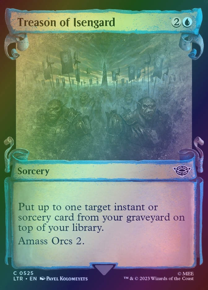 Treason of Isengard (LTR) (525) / Showcase / Foil