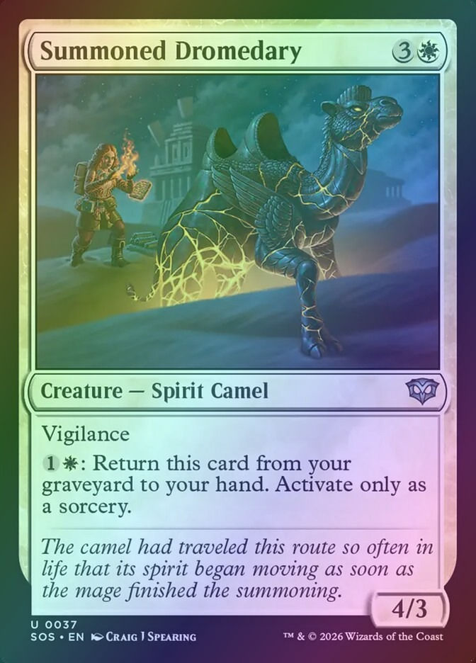 Summoned Dromedary (SOS) (37) / Foil