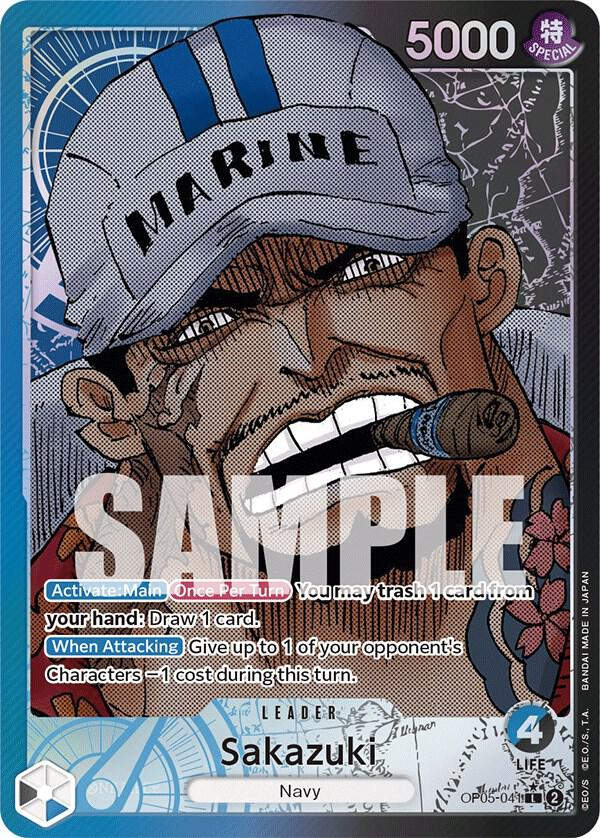 Sakazuki (Alternate Art) (OP05-041) / Foil