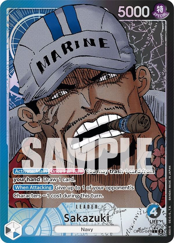 Sakazuki (Alternate Art) (OP05-041) / Foil