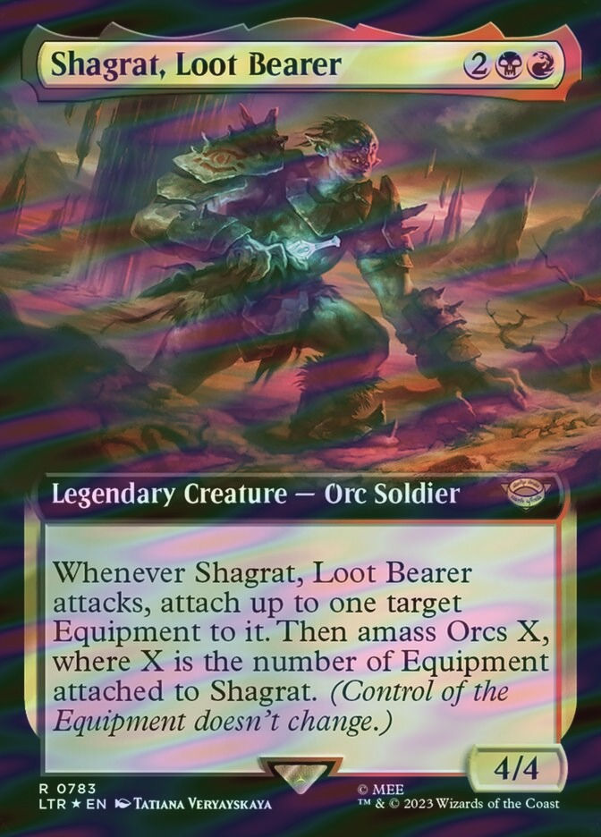Shagrat, Loot Bearer (LTR) (783) / Extended Art / Surge Foil