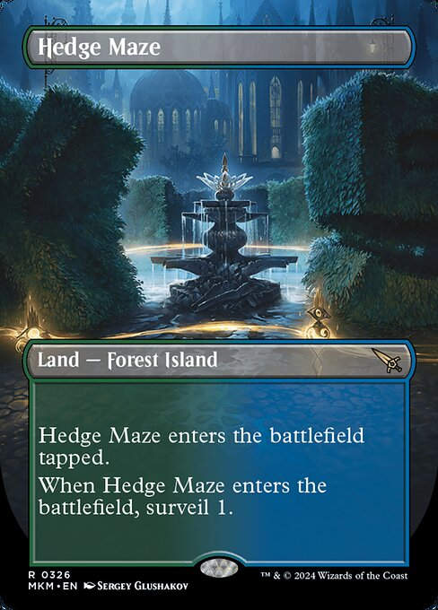 Hedge Maze (mkm) (326) / Borderless