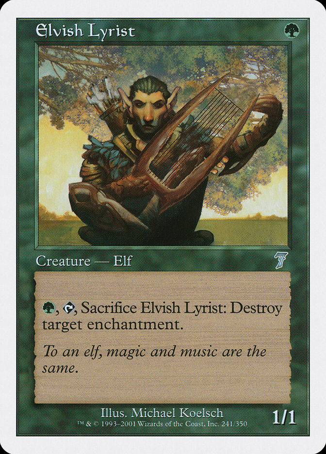 Elvish Lyrist (7ED) (241)