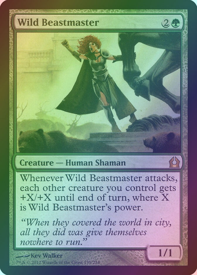 Wild Beastmaster (RTR) (139) / Foil
