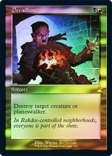 Dreadbore (rvr) (365) / Retro / Foil