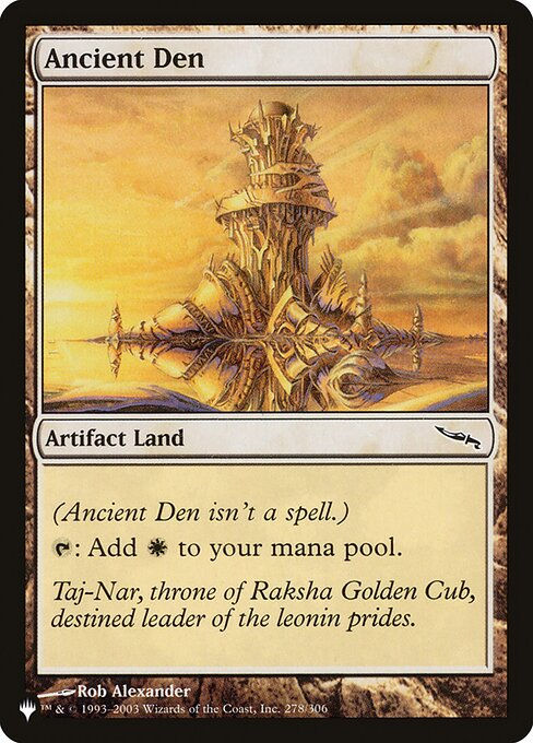 Ancient Den (PLST) (MRD-278)