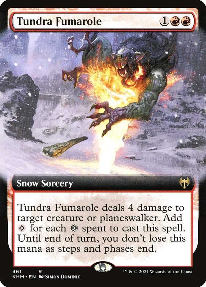 Tundra Fumarole (KHM) (361) / Extended Art