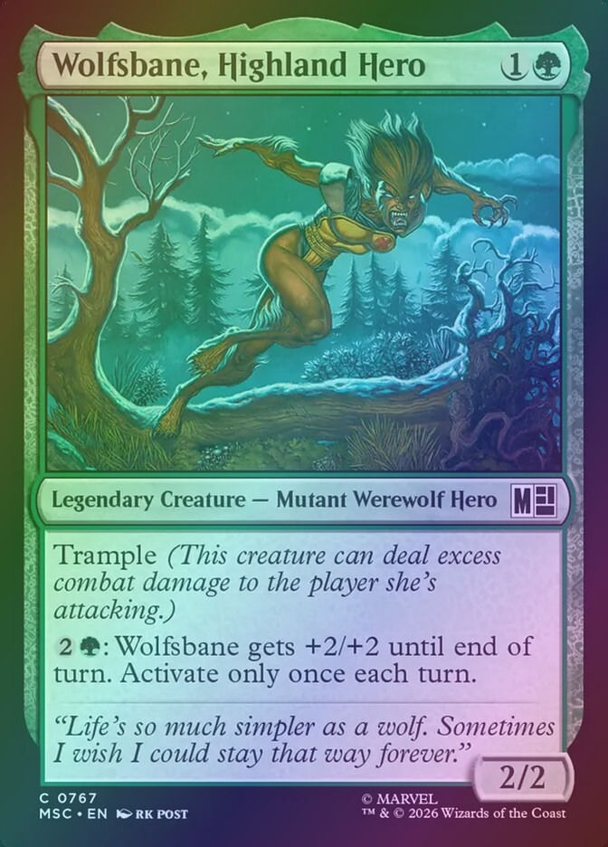 Wolfsbane, Highland Hero (MSC) (767) / Foil