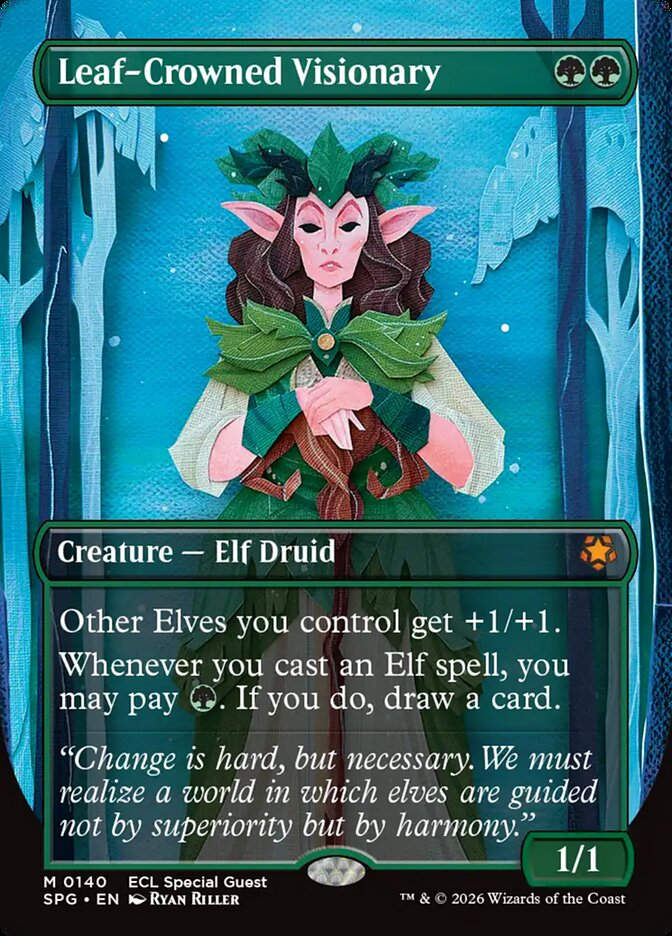 Leaf-Crowned Visionary (SPG) (140) / Borderless