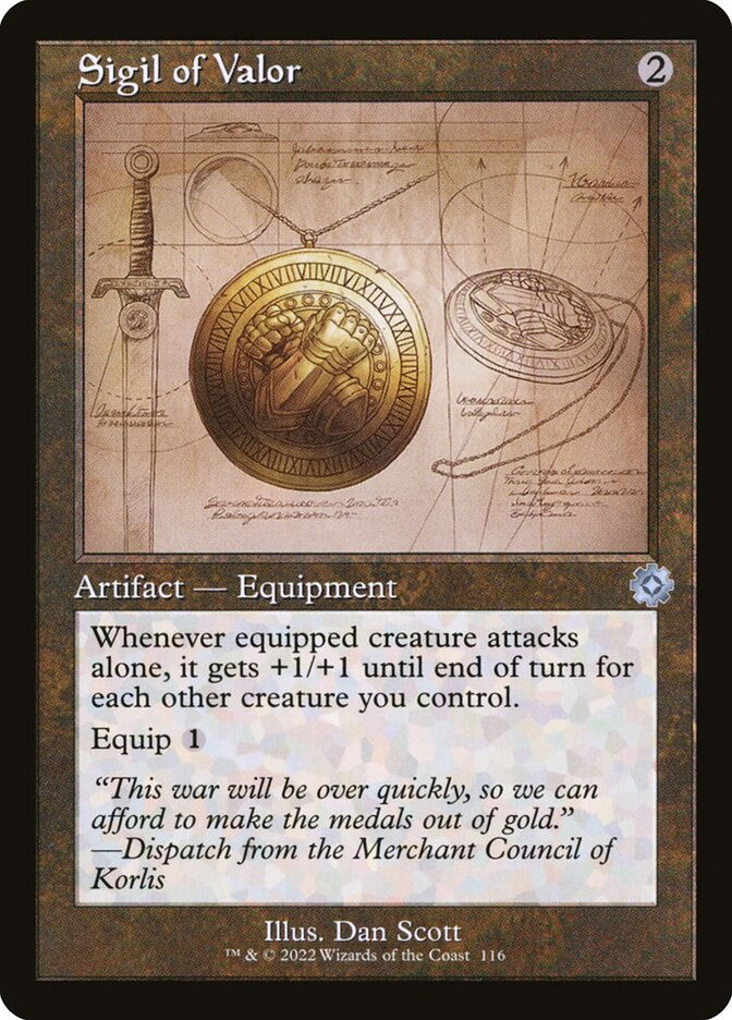 Sigil of Valor (BRR) (116) / Schematic