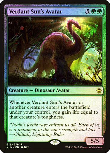 Verdant Sun's Avatar (XLN) (213) / Foil