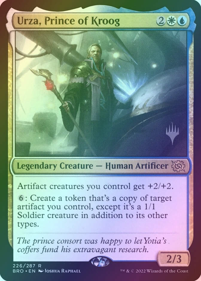 Urza, Prince of Kroog (PBRO) (226p) / Foil