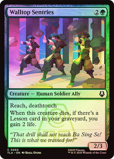 Walltop Sentries (TLA) (202) / Foil