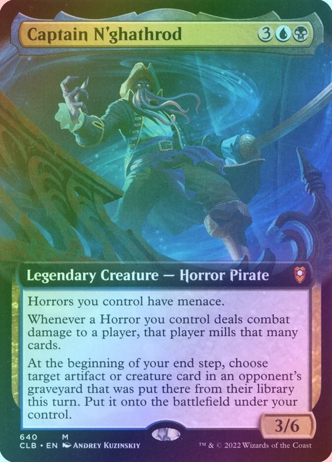 Captain N'ghathrod (CLB) (640) / Extended Art / Foil