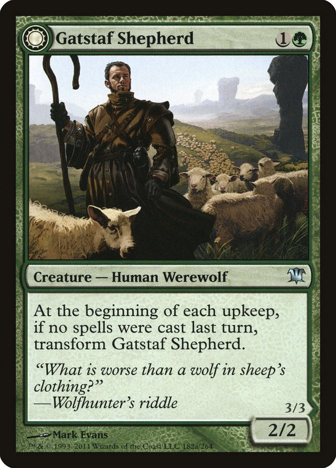 Gatstaf Shepherd // Gatstaf Howler (ISD) (182) — cara 1 de 2